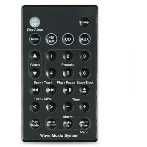 Sistema de música Bose Wave Ersatz, sistema de sonido, control remoto Awr1b1, Awr1b2, Awrcc1, Awrcc2, Awrcc3, Jalleria