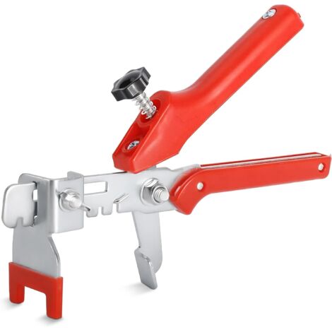 Sistema de nivelación de baldosas rojas, separadores de baldosas, localizador de baldosas, abrazadera manual, herramienta de instalación de baldosas