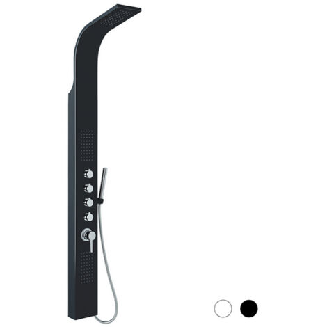 Sistema de pared multifunción negro Danubio