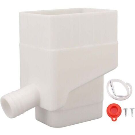 Sistema de recolección de agua de lluvia con bajante, fácil mantenimiento, estándar, reutilizable, resistente a los rayos UV, duradero, sistema de recolección de agua de lluvia para exteriores para cé