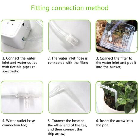 Sistema de riego automático de doble bomba con temporizador y control remoto Wi-Fi, programación eWeLink, 4 pilas AA, USB 5V, 0-999s, jardín hidropónico