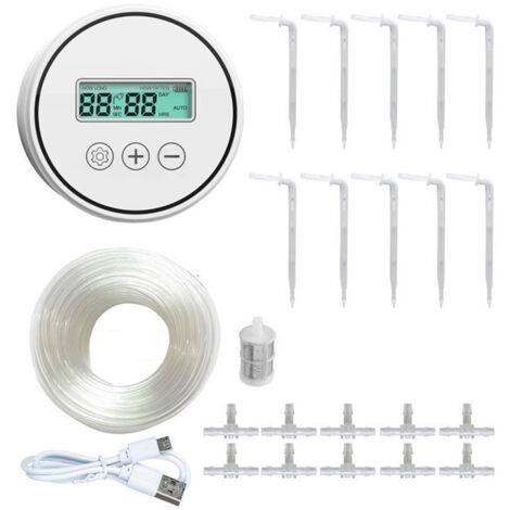 Sistema de riego automático doméstico para bonsáis, inteligente y silencioso, controlador de riego para plantas.