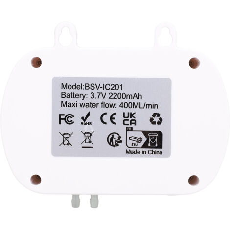 Sistema de riego automático inteligente BSV-IC201 con temporizador LED programable para 10 macetas, resistente al agua (IP65).