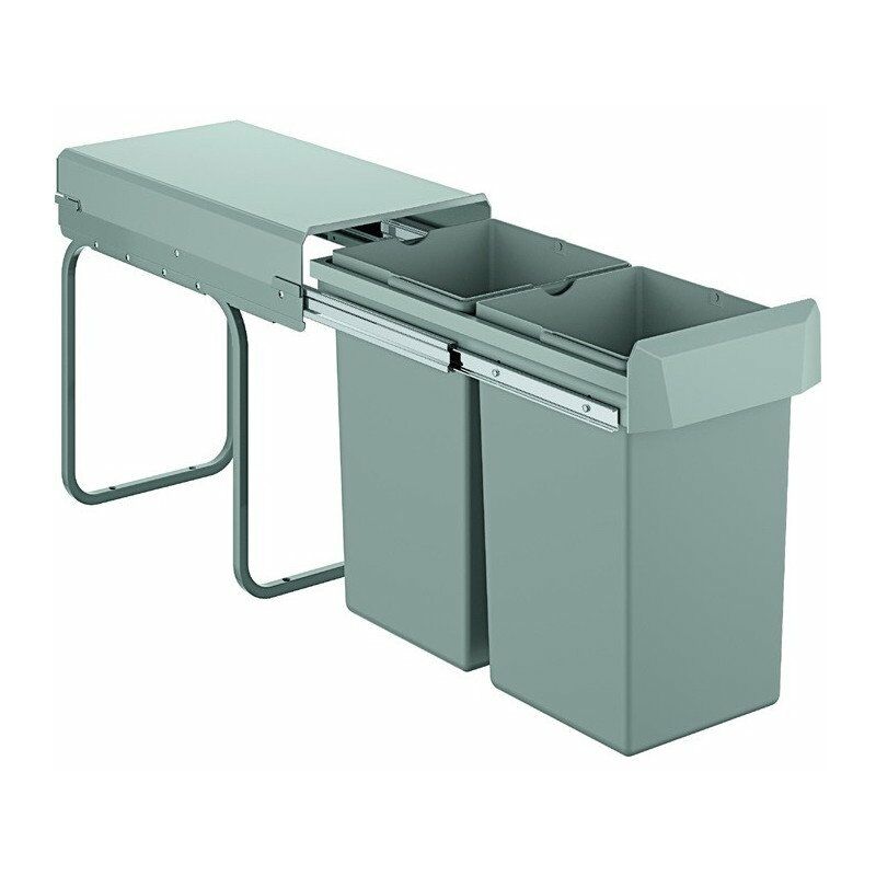 

Sistema de separación de residuos 40855 30 con 2 partes 2 x 15 litros gris