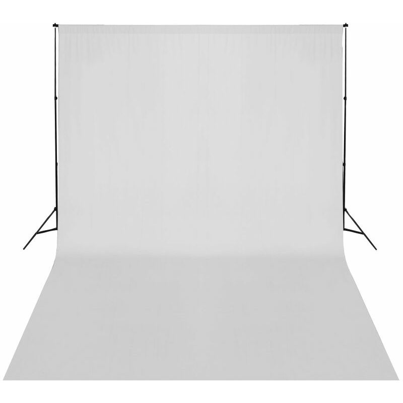 

Sistema de soporte de fondo telescopico + fondo blanco 3x5 m
