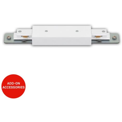 Sistema di binari Briloner Rail, alimentazione, accessori, bianco