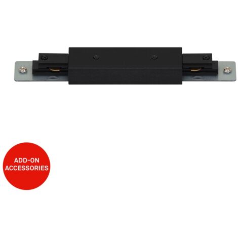 Sistema di binari Briloner Rail, alimentazione, accessori, nero