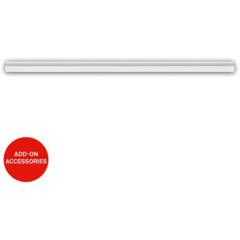 Sistema di binari Briloner Rail, binario di alimentazione, accessori, bianco