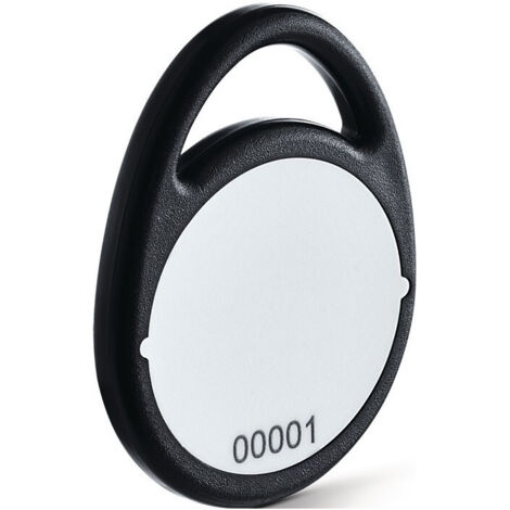 Sistema di controllo accessi portachiavi MIFARE DESFire EV2 nero trasponder RFID