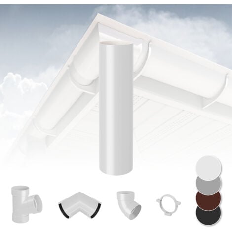 Gocciolatoio A Catena First Plast Rain1B - Bianco, 1 Metro, 11 Elementi Componibili - Foto 2