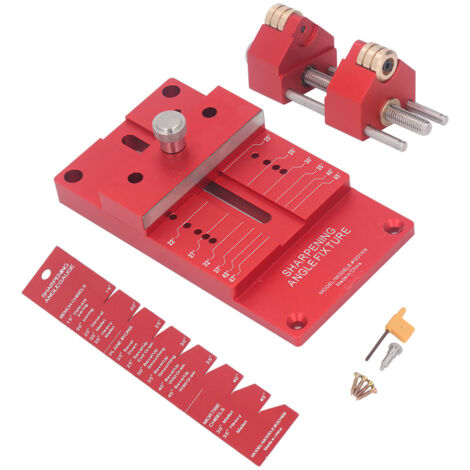 Sistema di guida per affilatura, utensile per affilatura scalpelli con attacco angolare da 15 a 45 gradi, kit per affilatura scalpelli per lavorazione del legno, utensile manuale