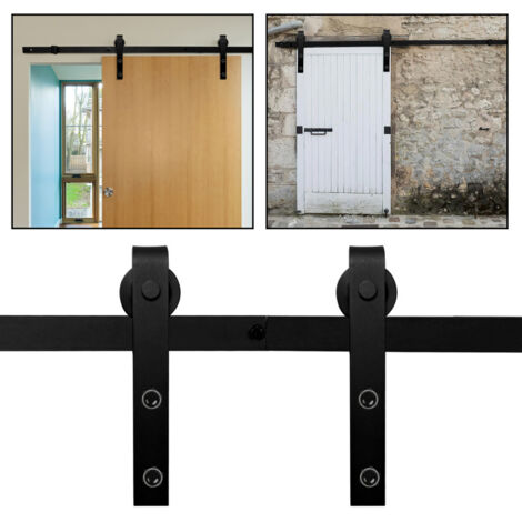 Sistema di porte scorrevoli Stripes 363 cm Binario per porte scorrevoli Accessori per porte in legno