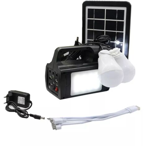 sistema di ricarica solare multifunzione eurogarden con batteria