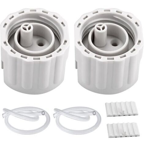 Sistema di riempimento automatico per acquari, set da 2, per vasche di piccole dimensioni con spessore da 3 a 10 mm (non adatto ad acquari con coperchio o a vasche rotonde).