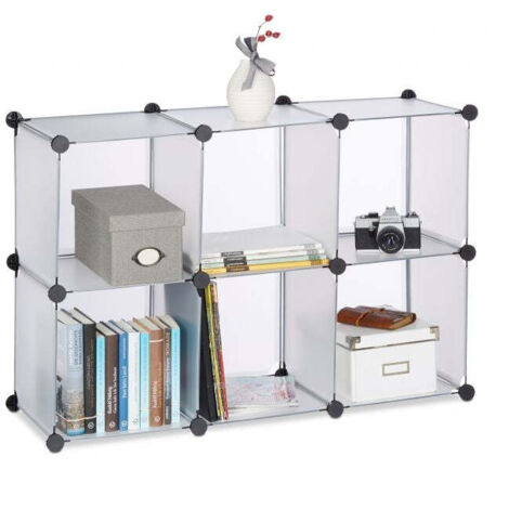 Sistema di scaffali 6 scomparti