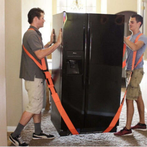 Sistema di sollevamento e movimentazione, sistema di sollevamento e movimentazione per 2 persone - Consente di spostare, ricollocare, trasportare e mettere in sicurezza mobili, elettrodomestici e altr