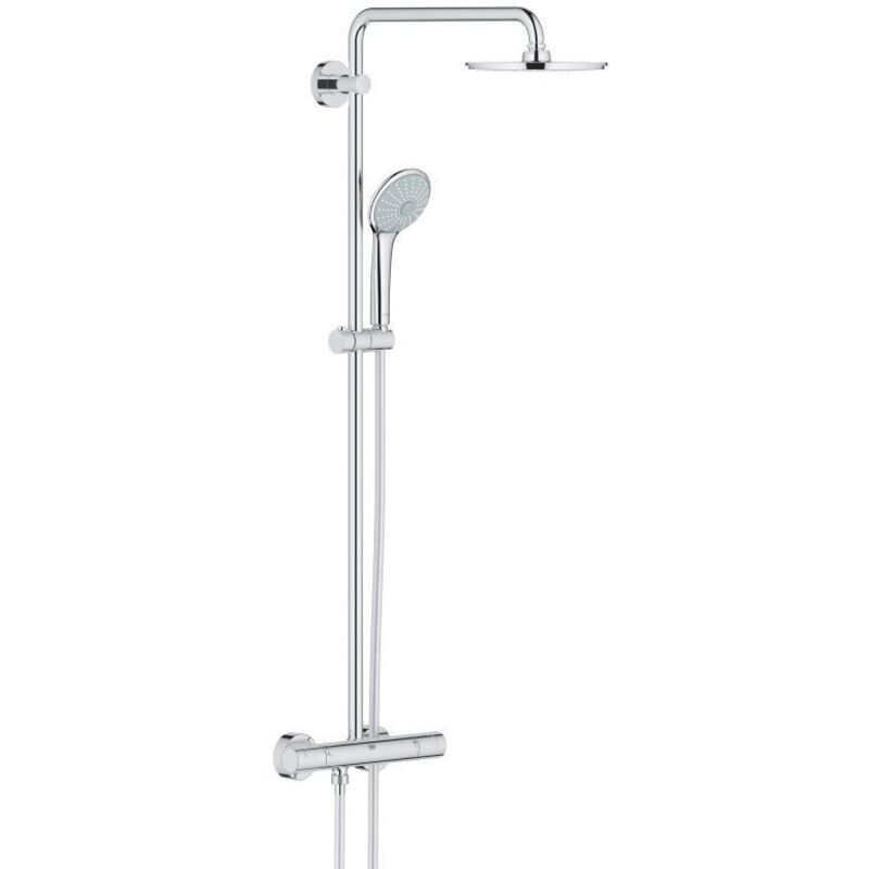 Euphoria Set Doccia Xxl System 210 Con Termostato A Muro, Cromato 2...