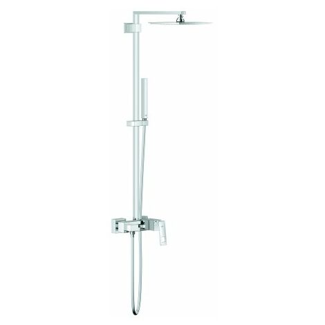 Colonna Doccia Con Miscelatore Grohe.Sistema Doccia Grohe Euphoria Cube Con Miscelatore Monocomando Con Soffione Doccia Allure 230 In Metallo 23147001