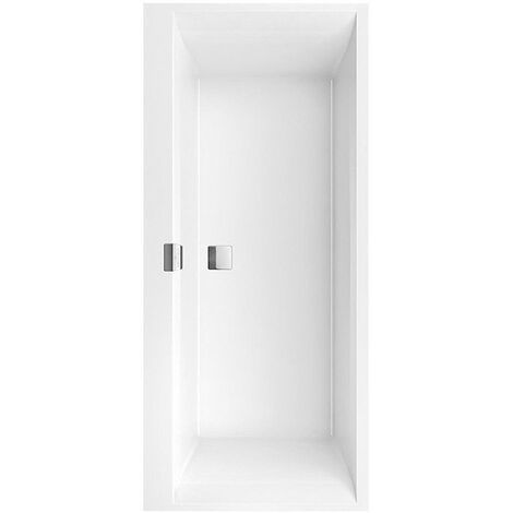 Sistema idromassaggio, Squaro Edge 12, Vasca da bagno, UBQ170SQE2DV, Rettangolare, Quaryl®, 1700 x 750 mm, bianco, Hydropool Comfort (HC),