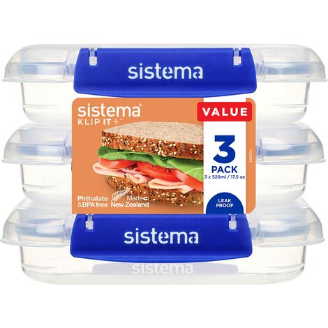 plastico ermetico Contenitore di cibo Scatola portaoggetti per cucina  dispensa , , e merenda , frigorifero , Set di Contenitori per stoccaggio  dell'alimento