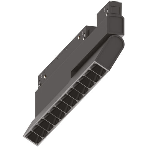 Sistema Magnetico Flessibile Ego Alluminio Nero 1 Luce 13W 3000K Dali Luce Calda