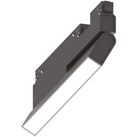 Sistema Magnetico Flessibile Ego Alluminio Nero 1 Luce 7W 3000K Dali Luce Calda