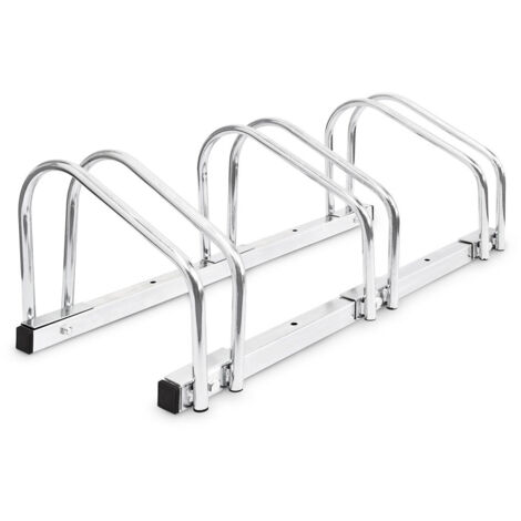 Sistema para guardar bicicletas estante basculante para 3 bicicletas práctico garaje en el suelo o en la pared 3413002