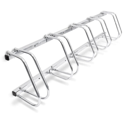 Sistema para guardar bicicletas estante basculante para 5 bicicletas práctico garaje en el suelo o en la pared 3413004