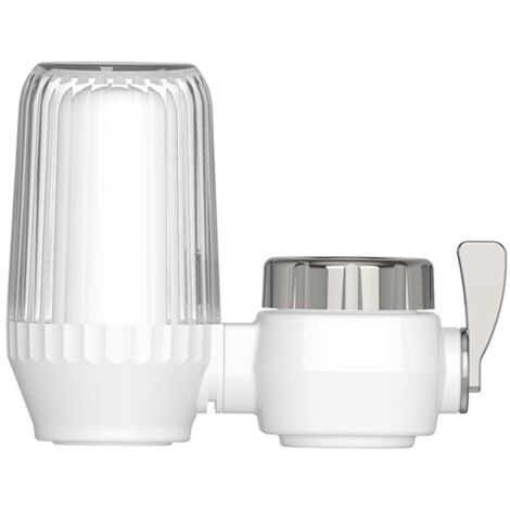 Sistema purificador de agua con filtro para grifo, compatible con grifos de cocina y baño. Reduce el desagradable sabor a cloro y plomo.