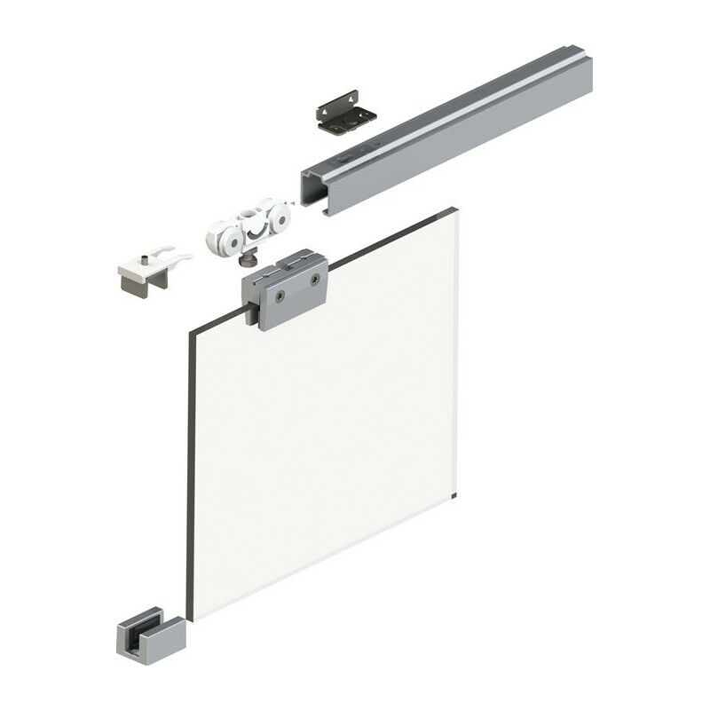 Sistema scorrevole 73 50kg 2500mm VA-Eff.GLT 8mm