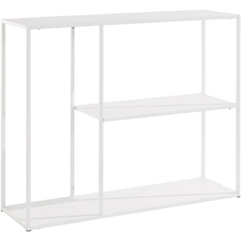 Sisto-Bibliothèque S 2 Étagères Blanc