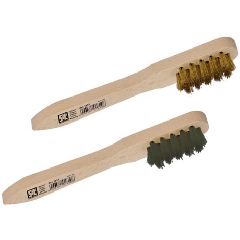 Sit Spazzola A Mano Per Candele  Mm 150X15 - Fili Acciaio   Mm 0,15