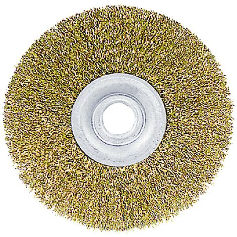 Sit Spazzola Circolare    Mm 150 - Foro Mm 16 - Blister Per Mole Da Banco