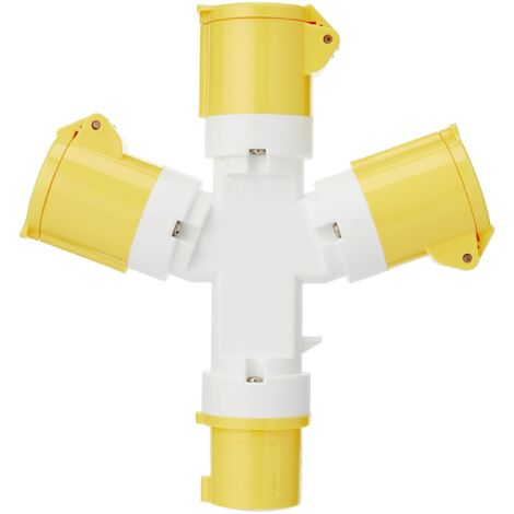 SITE 16 AMP 110V 3-WAY ADAPTOR