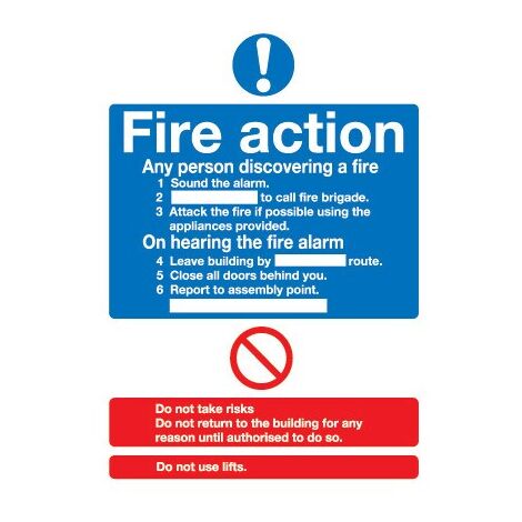 SITESAFE Standard Rigid PVC Sign - 148 x 210mm