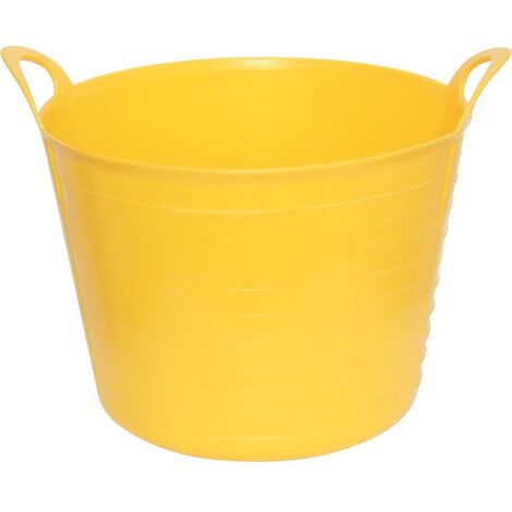 SITESAFE 42L Builders Bucket Yellow