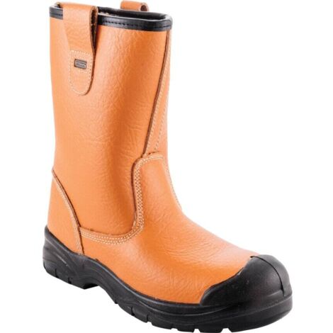 Sitesafe Rigger Boot Tan S1P SRC Size 8