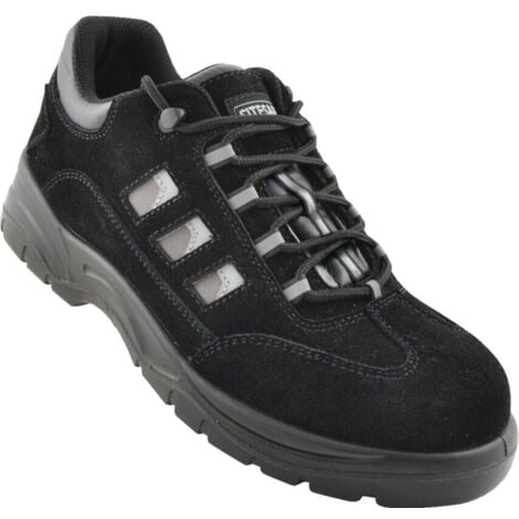 TNS Black Safety Trainers
