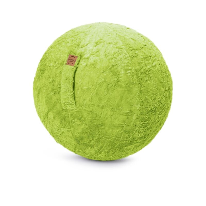 Sitting Ball Fluffy Vert Anis