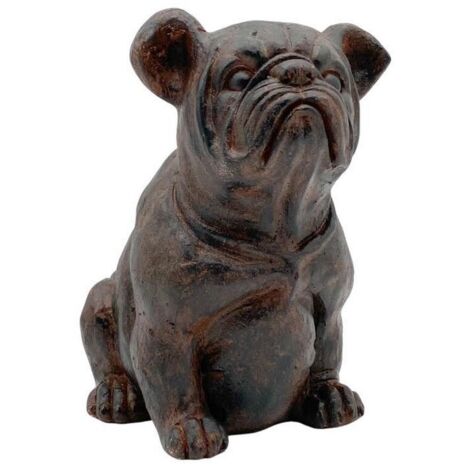 Sitting Dog Garden Ornament - L30 x W30 x H33 cm