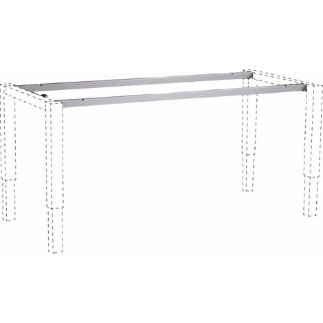 Sitz-Steh-Tischgestell 4-Leg Strong Traverse 1800 mm schwarz