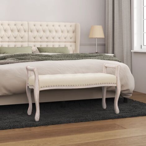 Sitzbank 110x45x60 cm Leinen vidaXL