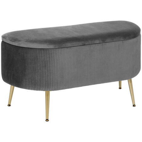 Sitzbank für den Flur mit Stauraum SOLARO, 100 x 40 x 53 cm