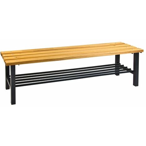 Sitzbank mit Schuhrost 1500x400x420 mm