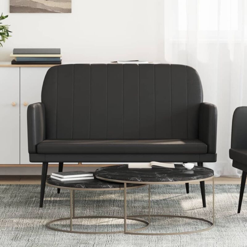Vidaxl Sitzbank Schwarz 107x80x81 Cm Kunstleder