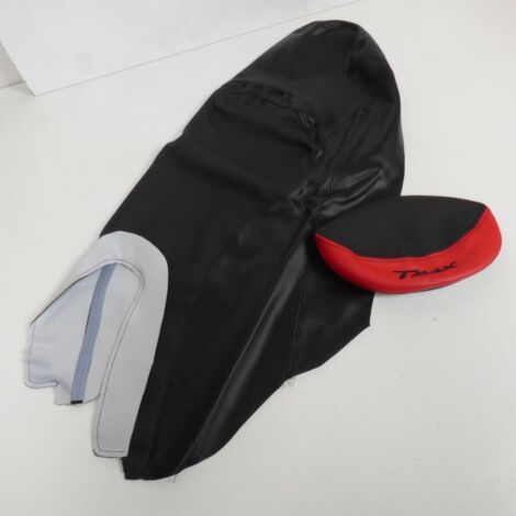 sitzbezug one für roller yamaha 500 tmax 2001-2007 schwarz / rot