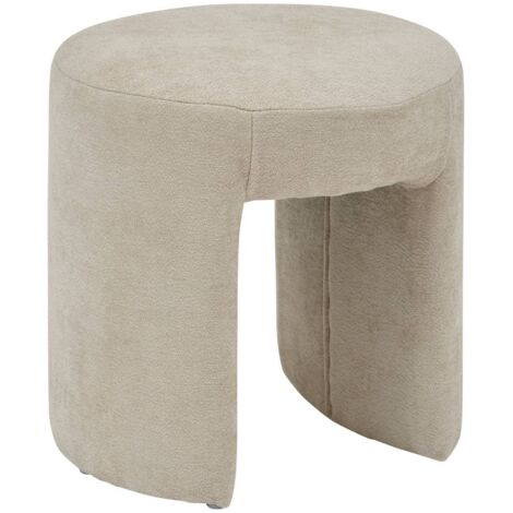Sitzhocker Jin beige - Atmosphera créateur d'intérieur