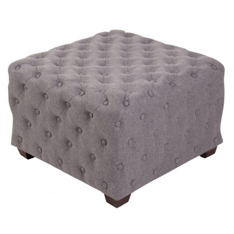 Sitzhocker Nimes Stoff grau