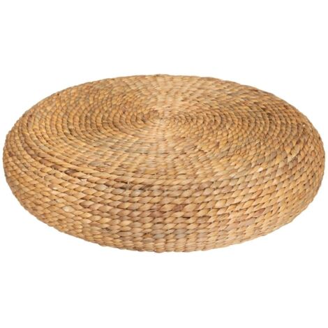 Sitzhocker Wond - geflochtene Wasserhyazinthe D. 55 cm