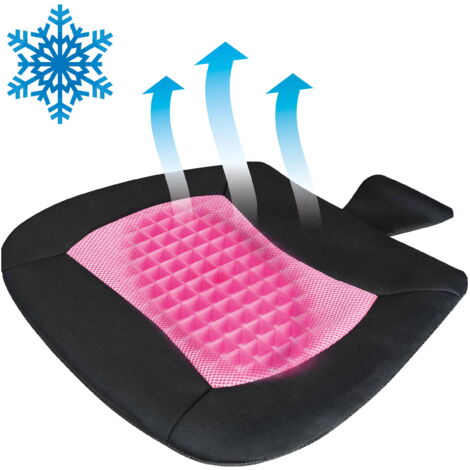Sitzkissen Cool Touch schwarz-pink